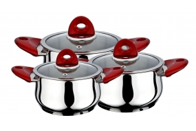 Oncu 6 Pcs Cookware Set - Bakelite Handle